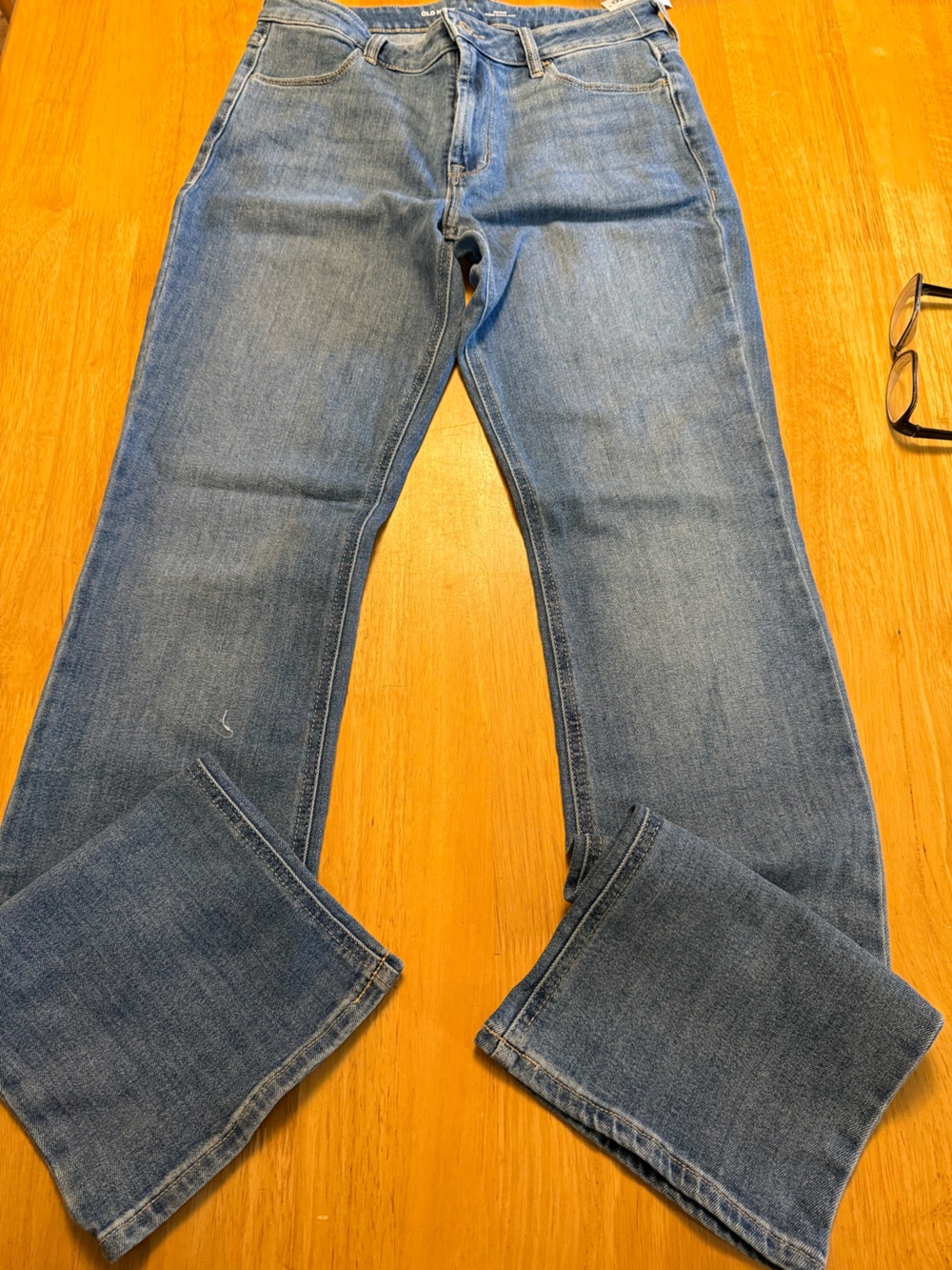 Old Navy Blue Straight-Leg Jeans